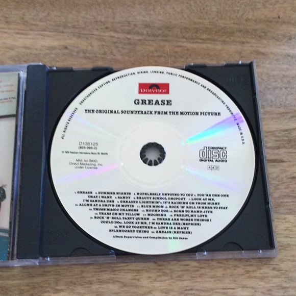 🤘🏻HP🤘🏻 Grease Movie Soundtrack CD - Picture 4 of 5